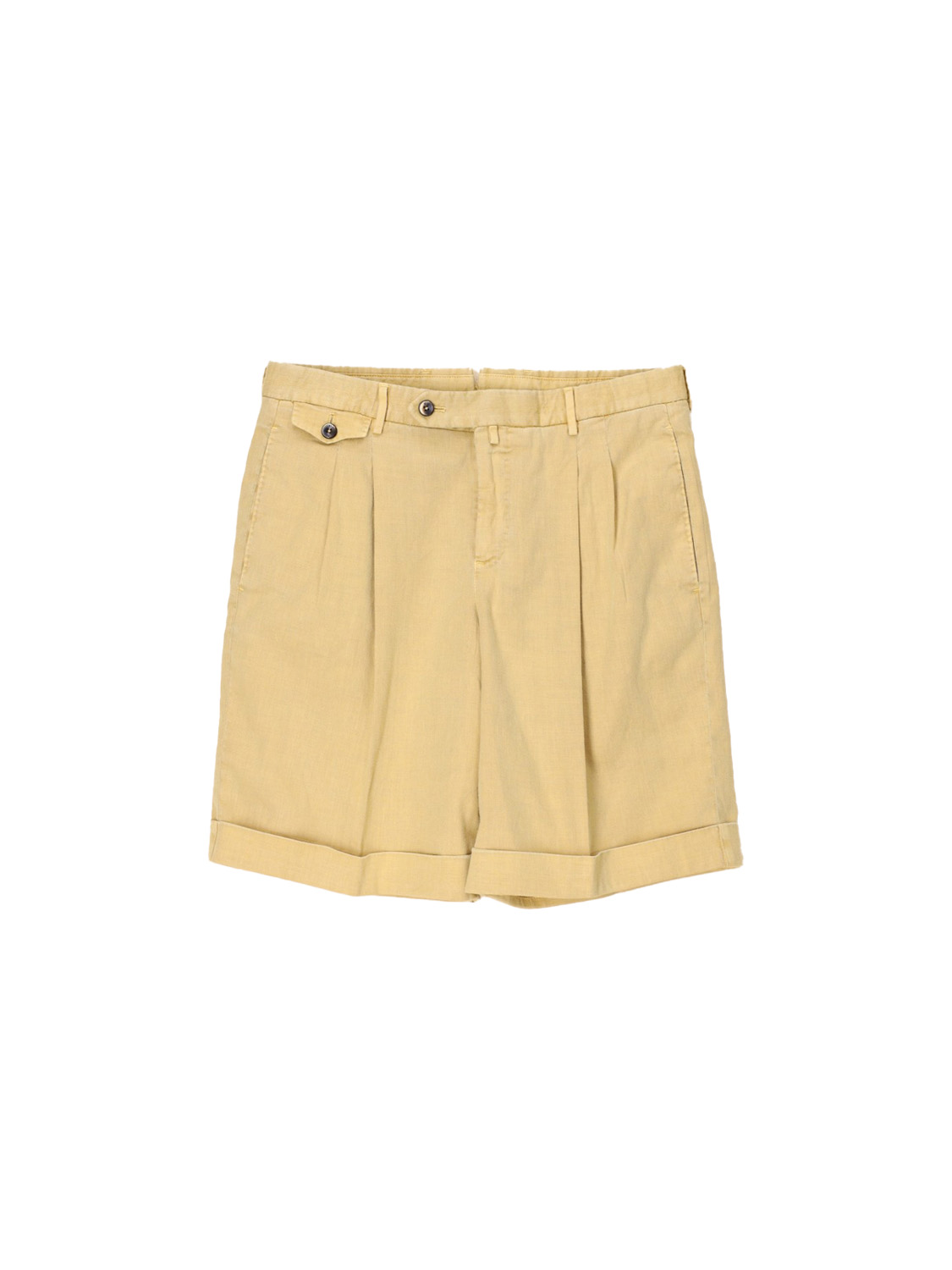 PT Torino Shorts aus Leinen-Baumwoll-Mix   amarillo 46