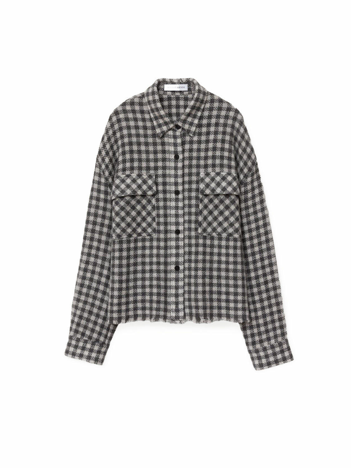 Iris von Arnim Cashmere flannel shirt 36 grey
