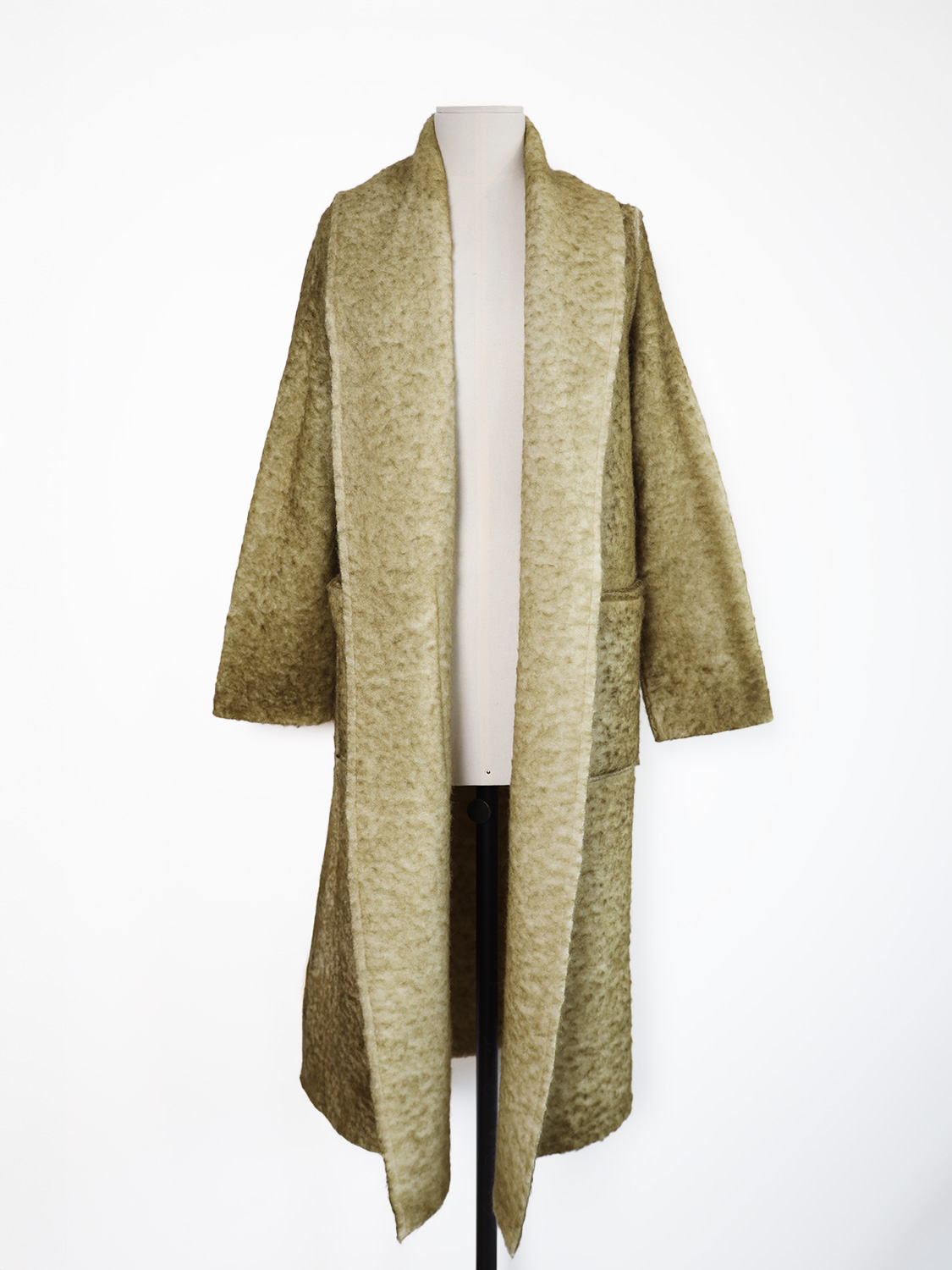 Alpaca wool coat