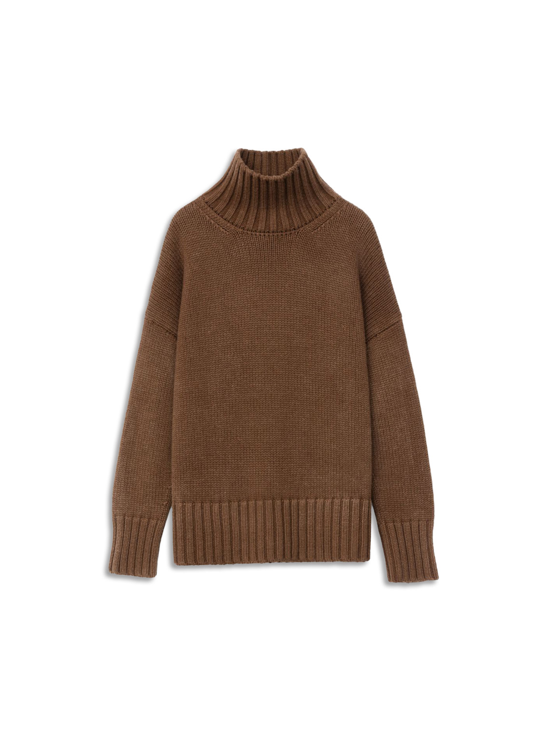 Iris von Arnim Finette - Cashmere turtleneck jumper brown S