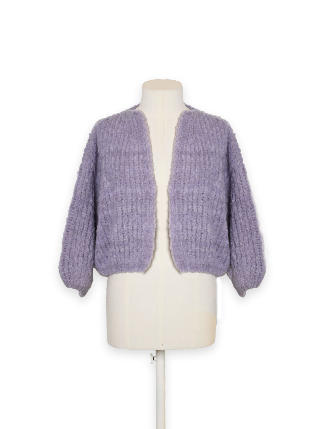 Wool and alpaca blend cardigan