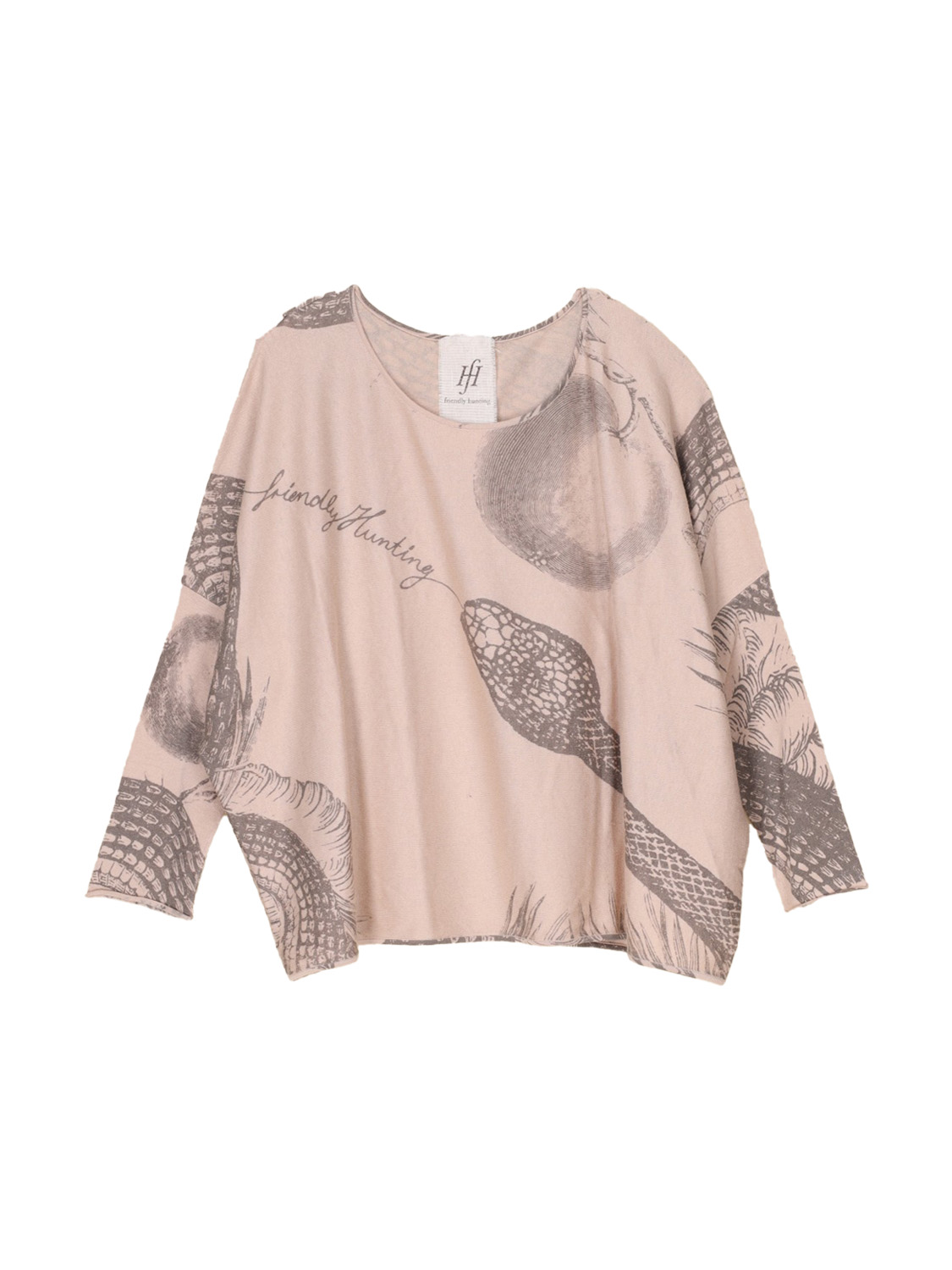 friendly hunting Imara Brighton - Maglia leggera in misto cotone e cachemire  beige XS