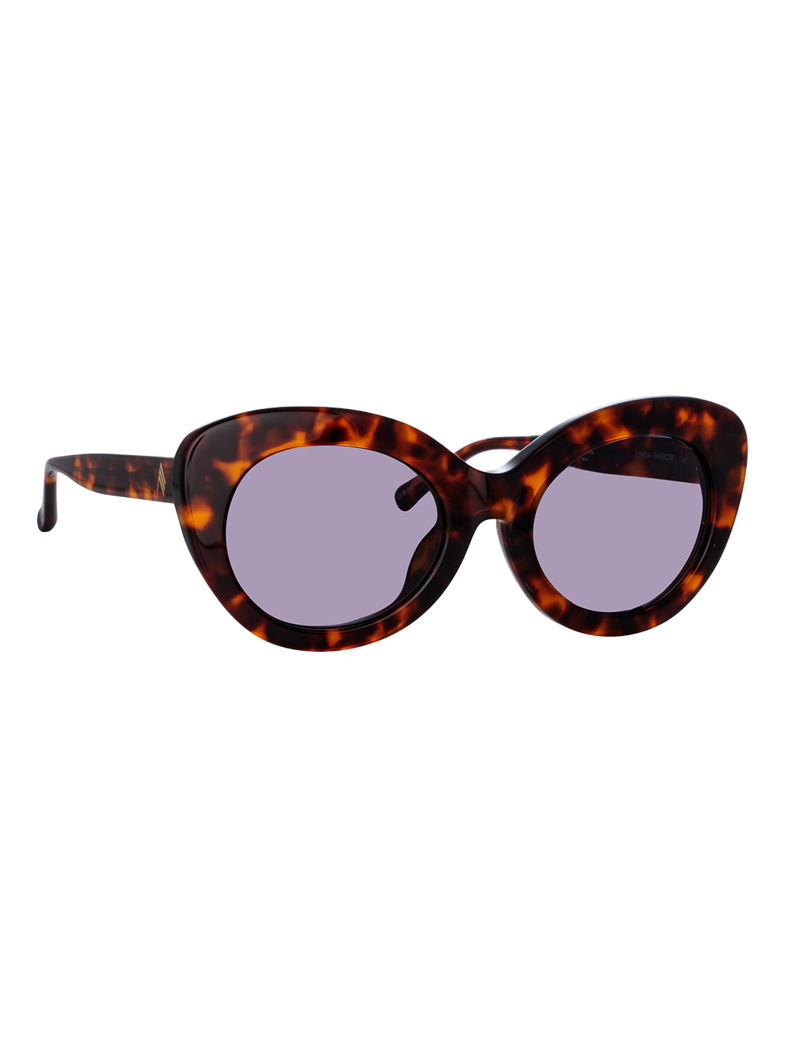 The Attico Agnes - Cat eye style sunglasses brown One Size