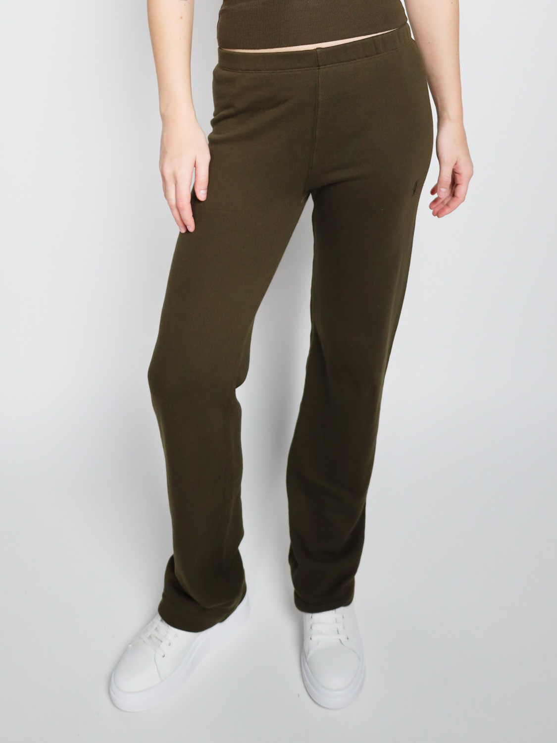 Eterne Straight Leg – Jogginghose mit geradem Bein   khaki S
