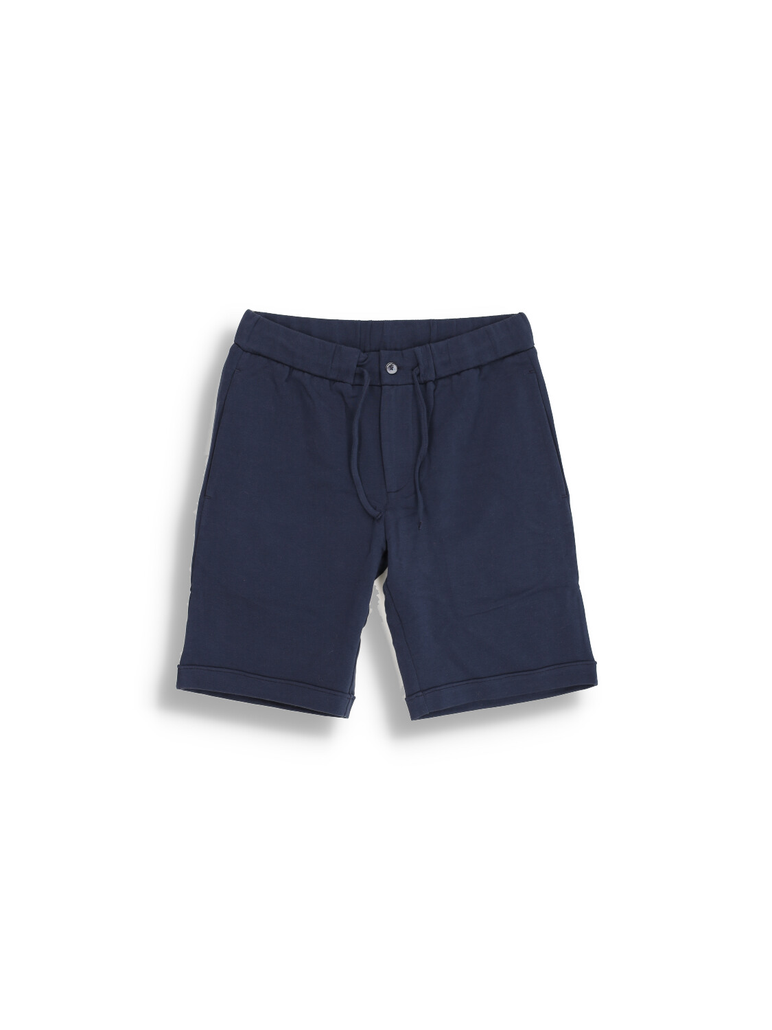 Stefan Brandt Jon Bermuda - Short avec ceinture élastique en coton bleu M