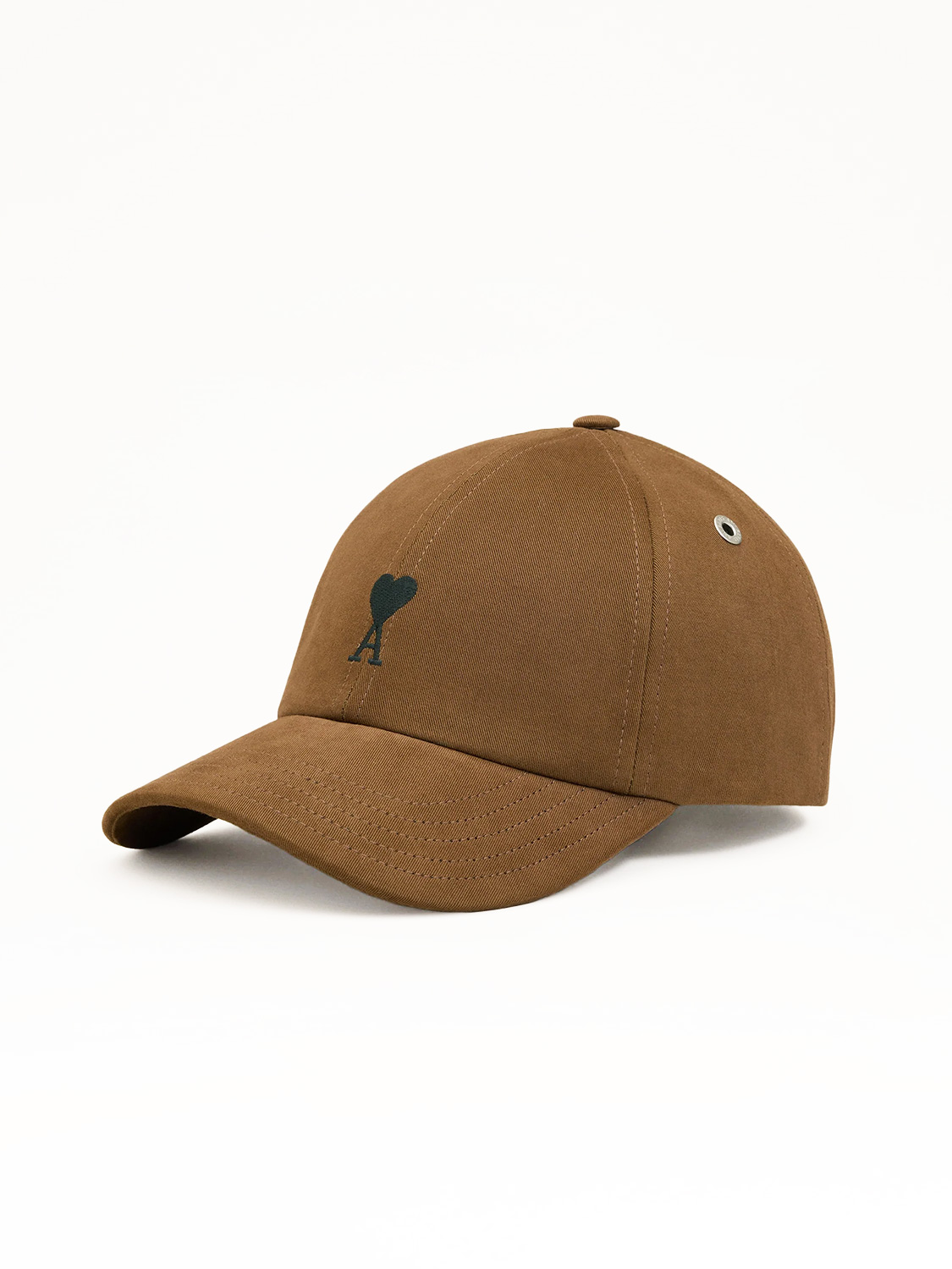 Ami Paris  Ami De Coeur - Baseball cap brown One Size