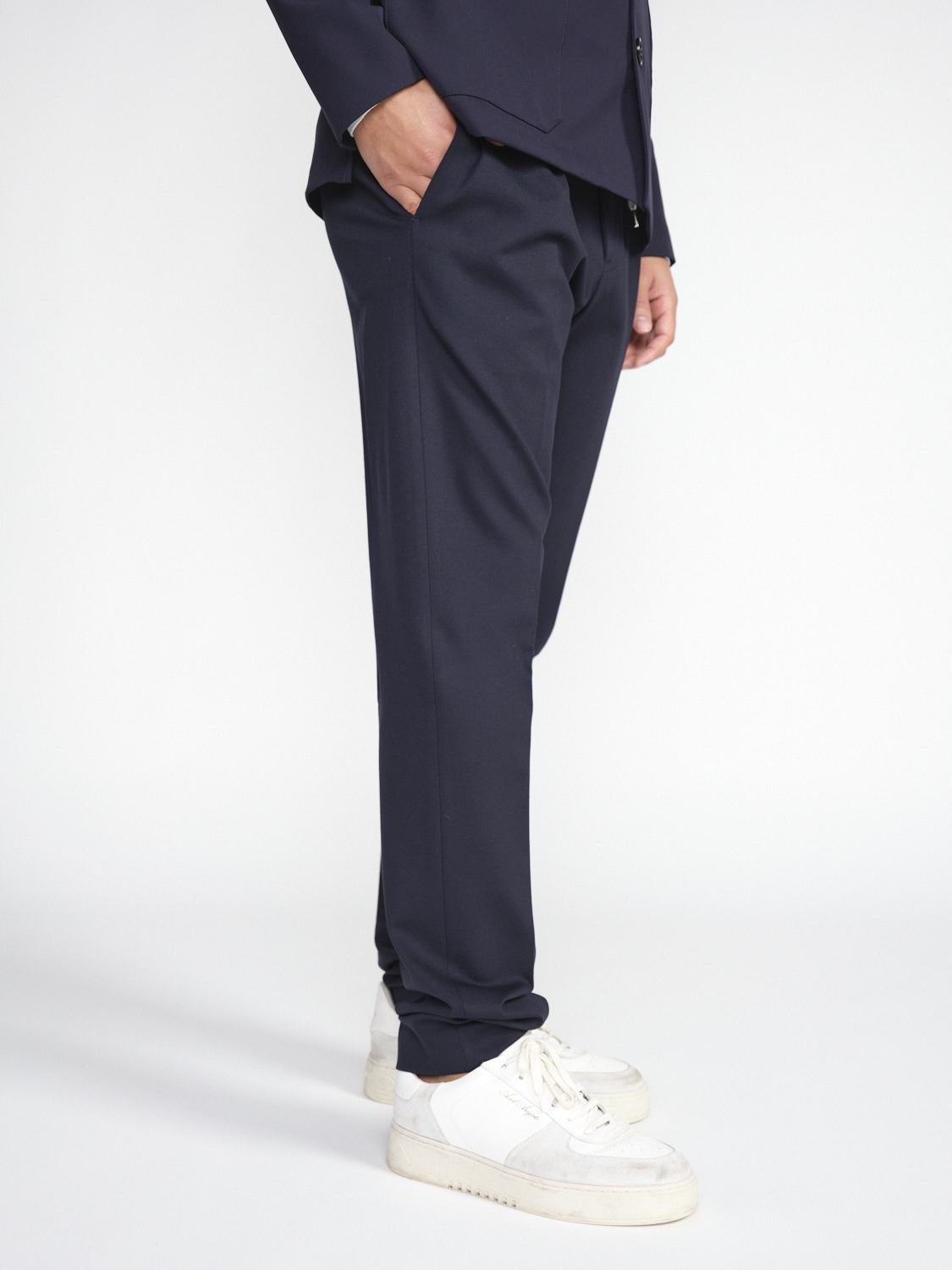 PT Torino Stretch – sporty cotton blend trousers  marine 46