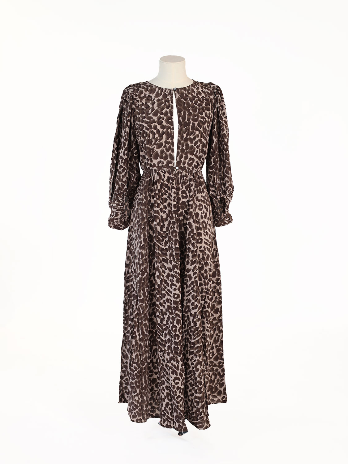Yuca – Silk dress with leopard print Yuca – Silk dress with leopard print