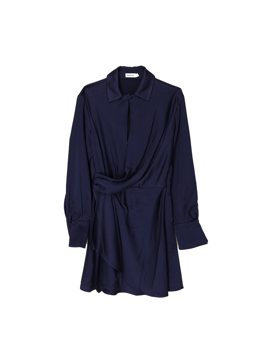 Simkhai Talit  – Minikleid aus Satin    36 marine