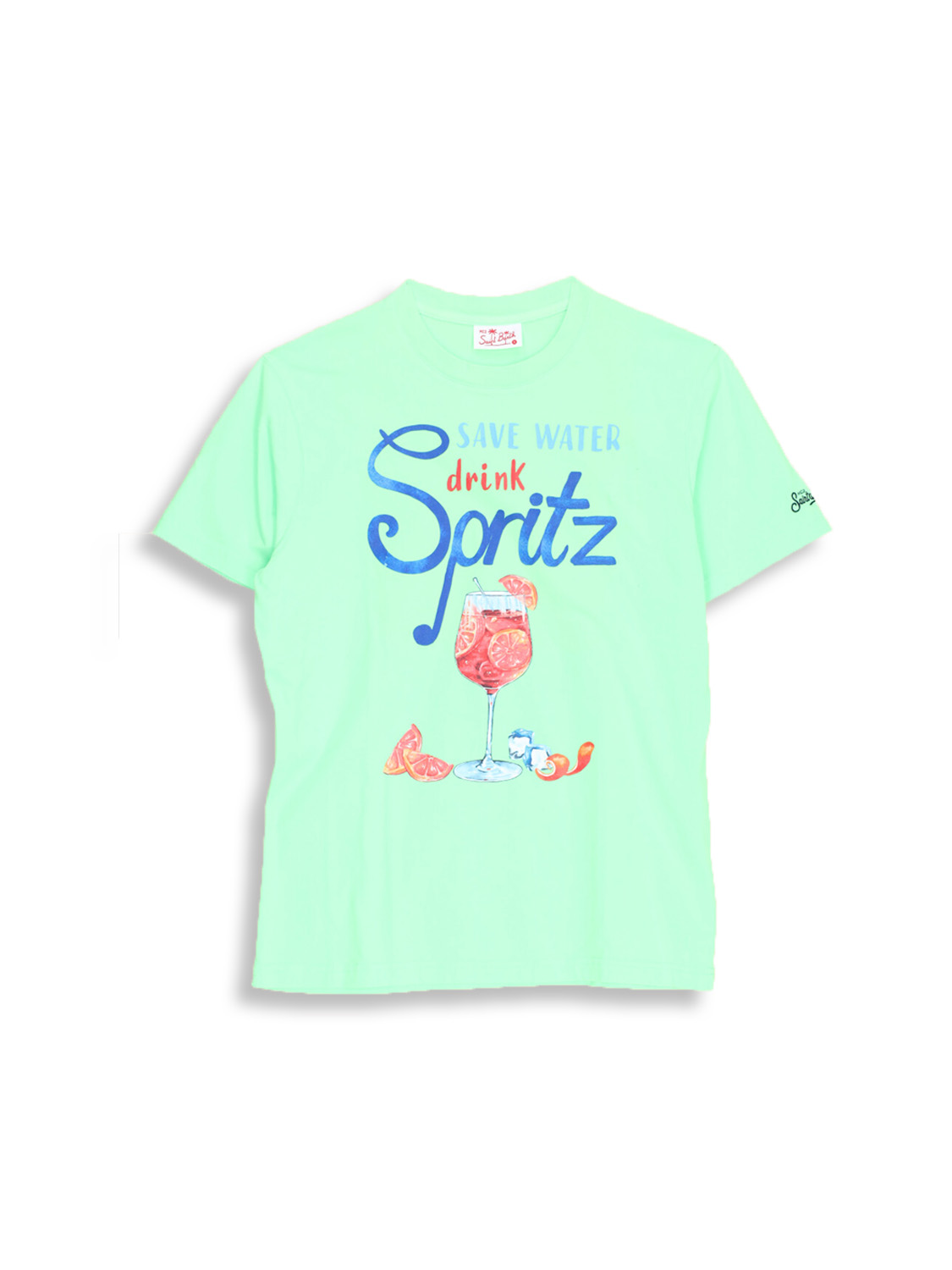 Spritz - Graphic T-shirt with crew neck is made of cotton