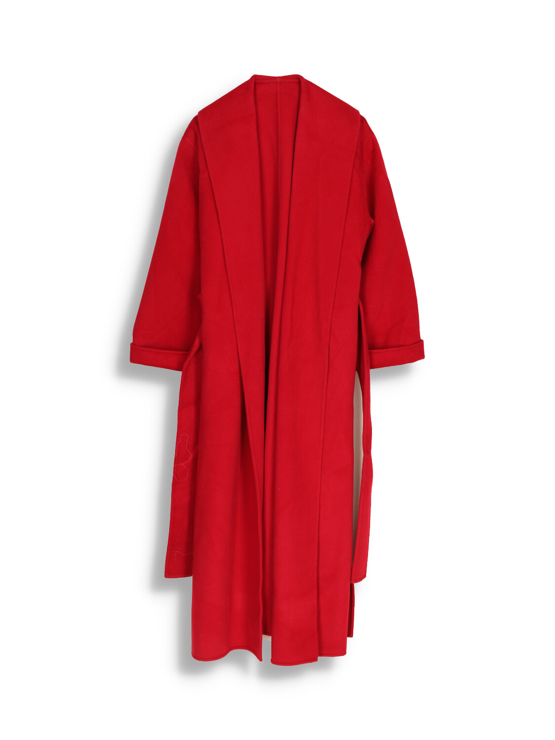 Trullem - Oversized wool coat with tie belt