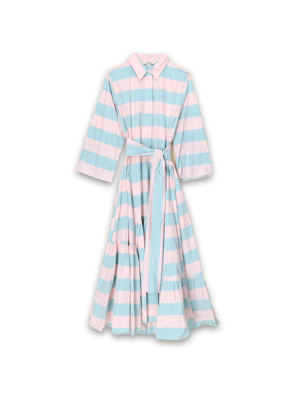 Odeeh Striped midi dress   mint 34