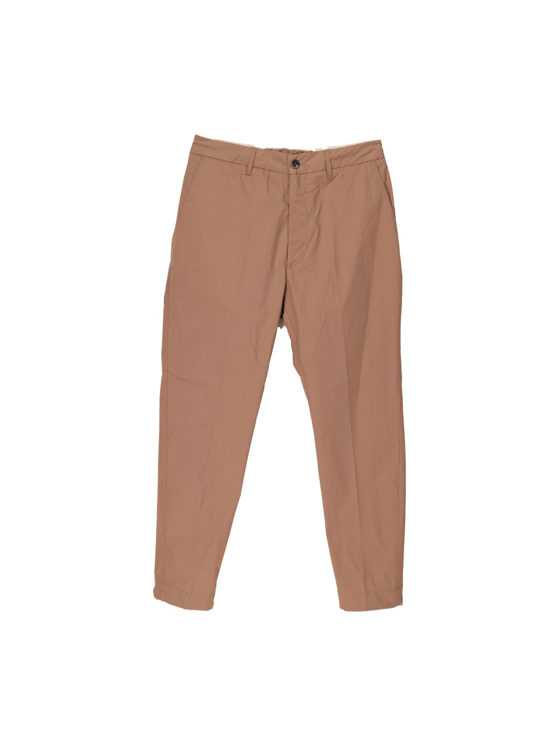 nine in the morning Yoga – cotton blend trousers in chino style  camel 46