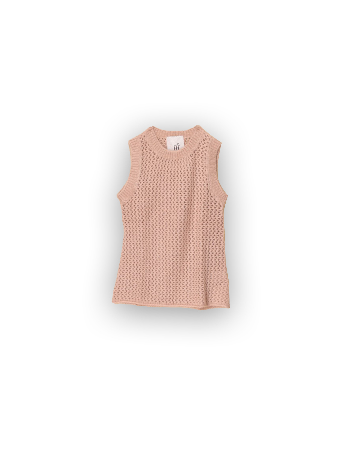 friendly hunting Roy – Strick-Top aus Cashmere-Mix   apricot S