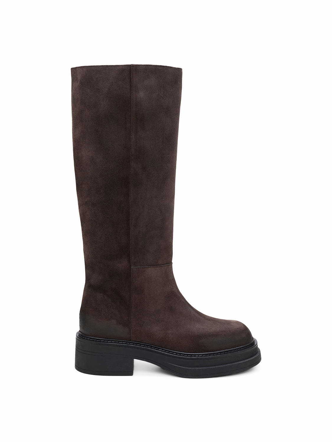 Sued – Chunky Boots 