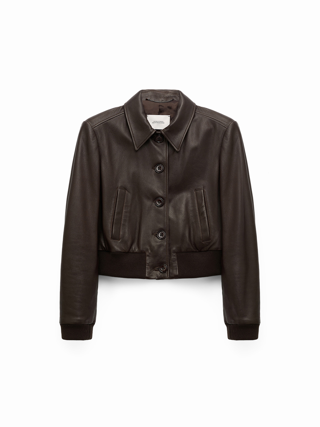 Sleek Statement – Mini Leather Jacket