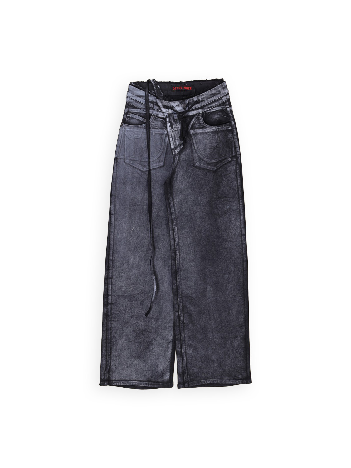 Double Fold – Oversized Jeans aus Baumwoll-Mix 
