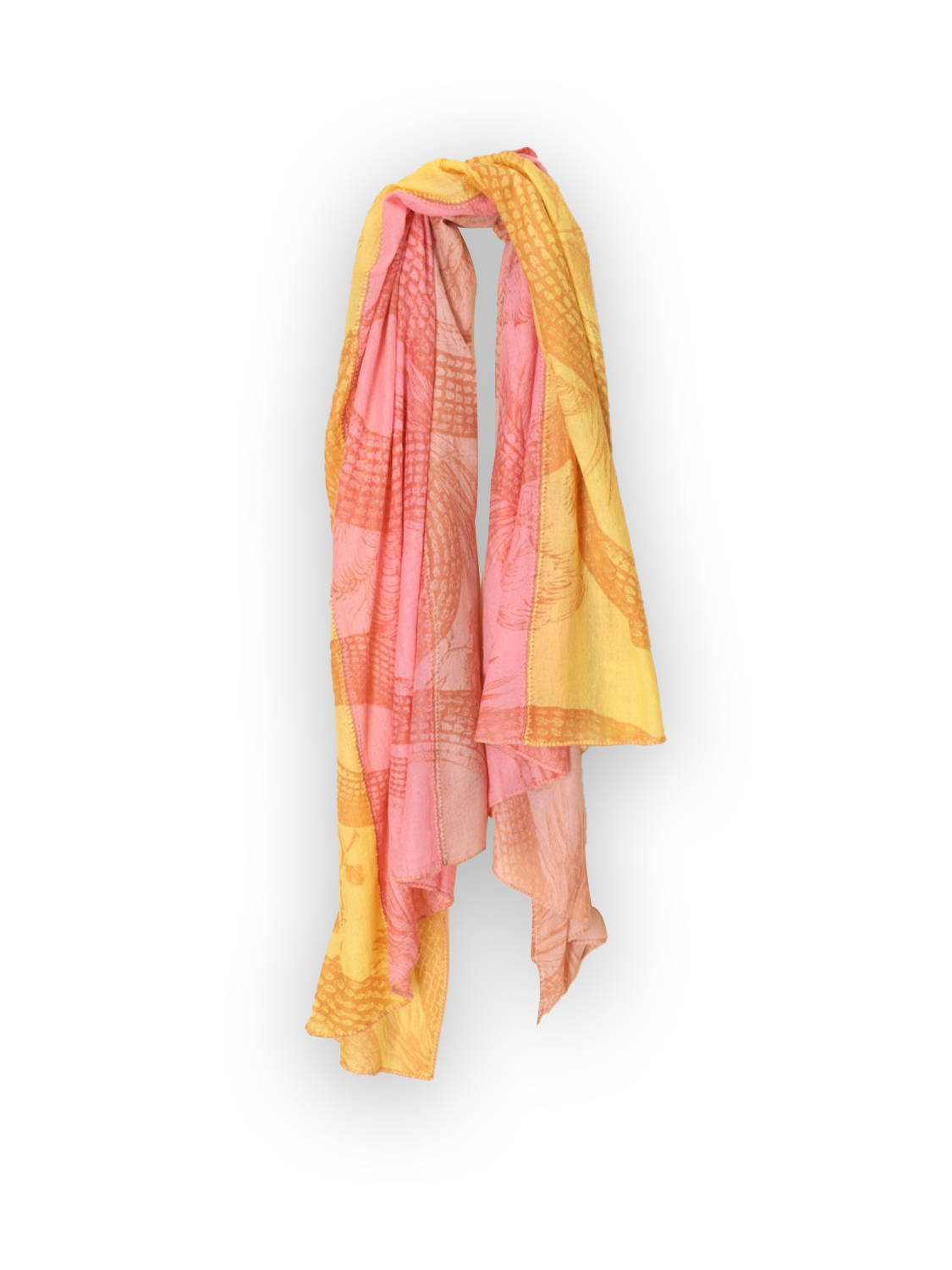 friendly hunting Scarf Patch Garden Eden – Tuch aus Kaschmir mit Printdesign mehrfarbig One Size