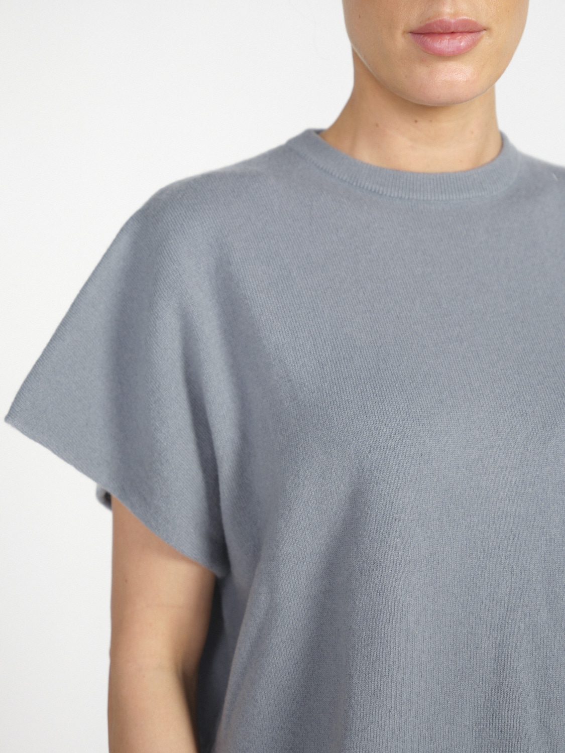 Extreme Cashmere Alma – Ärmelloses Oversized Shirt aus Cashmere   azul Talla única