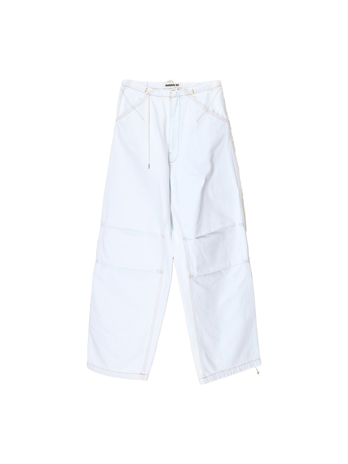 Darkpark Daisy Denim – oversized cotton jeans  white XS/S