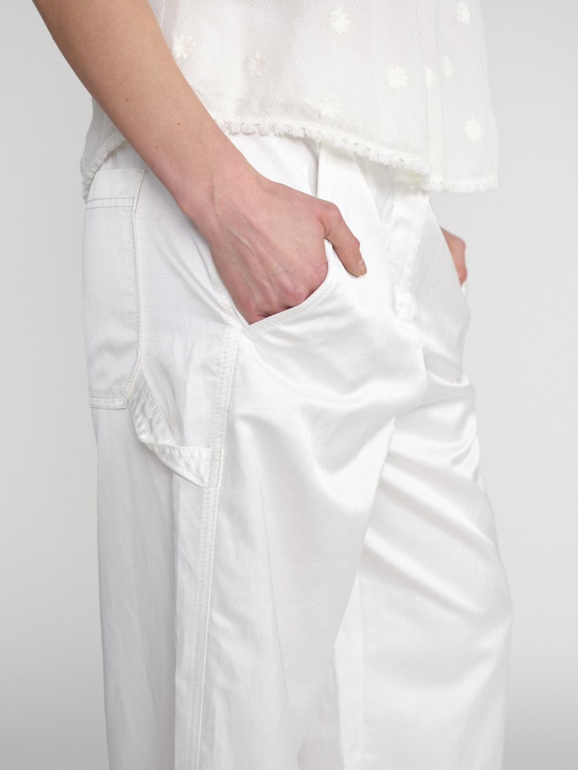 Dorothee Schumacher Slouchy coolness pants   white S