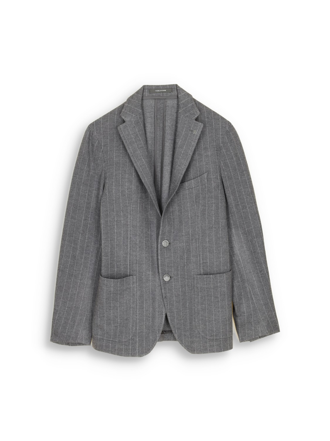 pinstripe suit with pure new wool - costume à rayures en laine vierge mélangée 