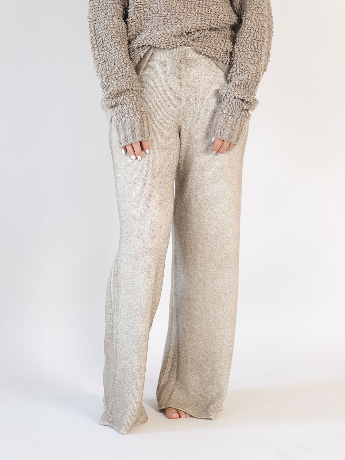 Avant Toi Hose mit lockerem Bein   creme XS