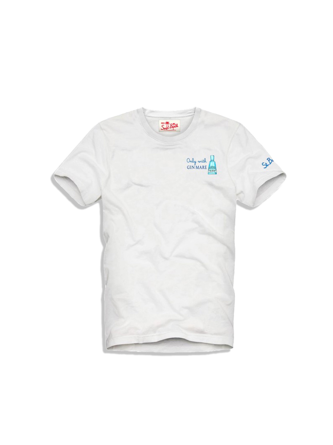 Gin Mare Only - T- shirt with embroidery in cotton
