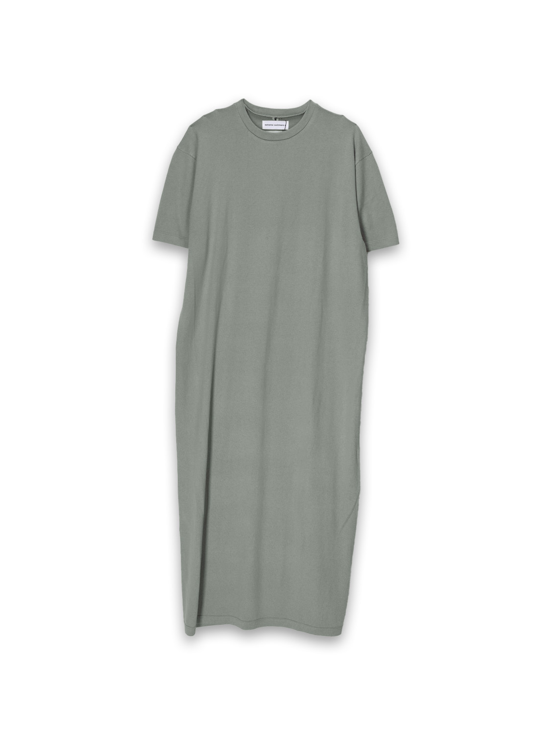 Extreme Cashmere Kris – Oversized T-Shirt-Kleid aus Cashmere-Baumwoll-Mix 	  -blanco Talla única