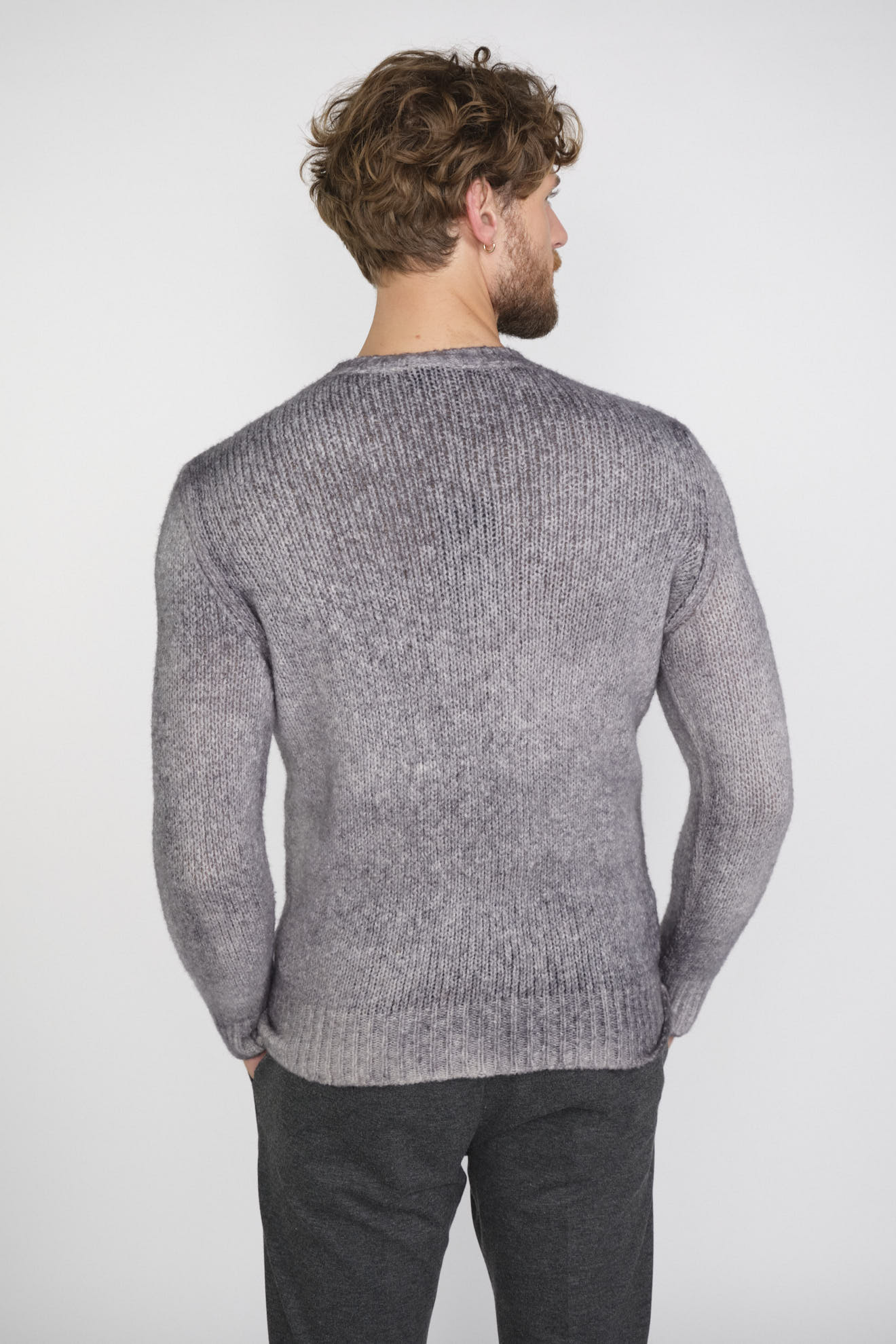 Avant Toi Knitted Jumper grey S