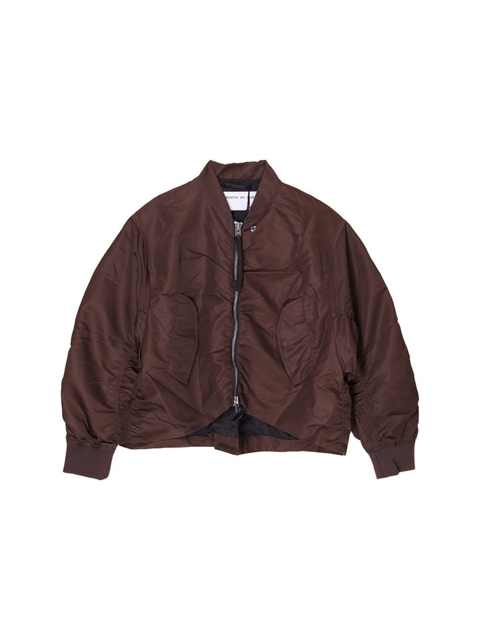 Shoreditch Ski Club Skylar Bomber – Oversized Jacke   grau S