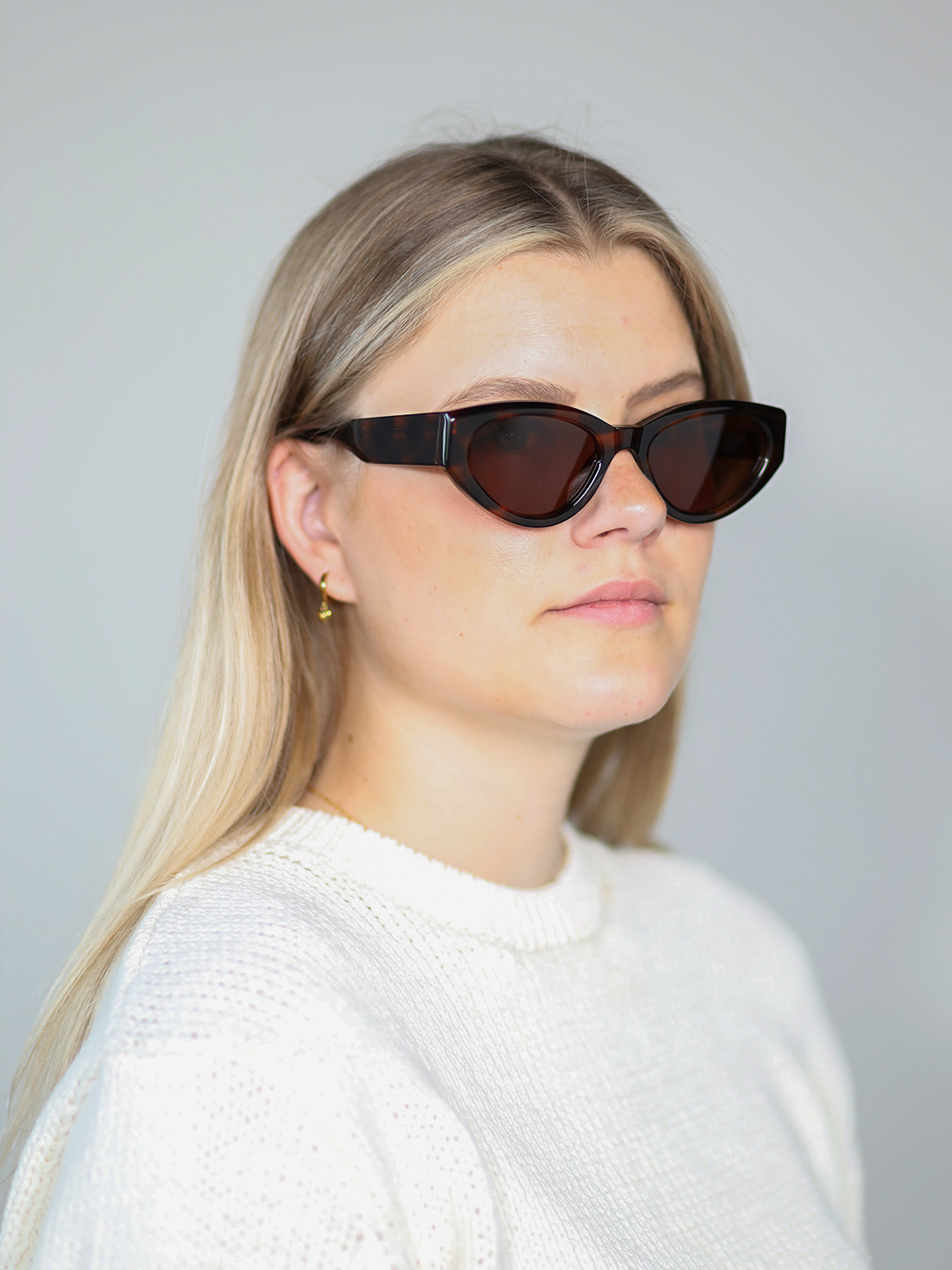CHIMI 06 Tortoise – Sonnenbrille in Cat-Eye Form  braun M