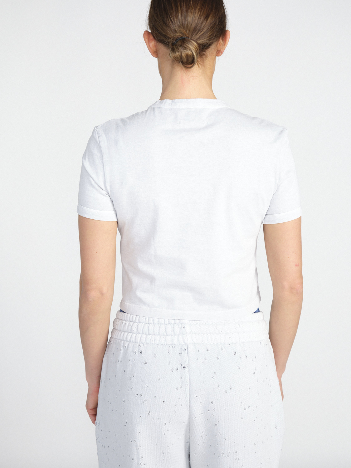 Halfboy Baby Tee – T-Shirt aus Baumwolle mit Logo-Detail   grau XS