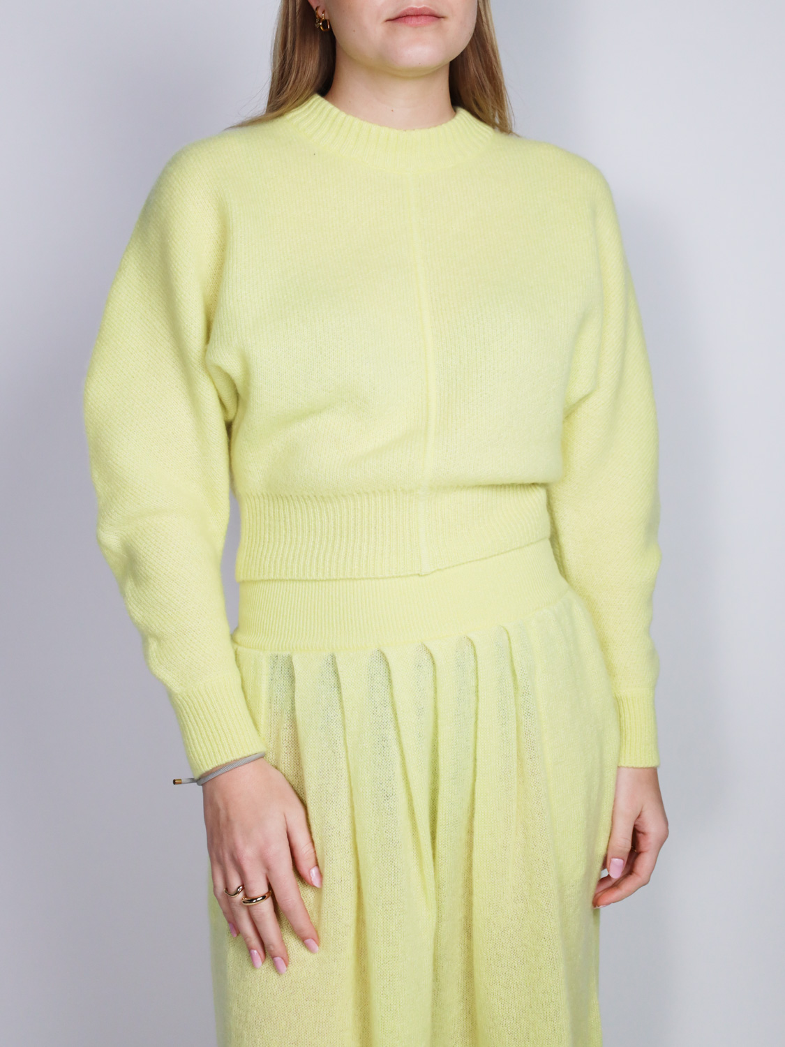 LU Ren Ruy – Cashmere sweater  yellow XS