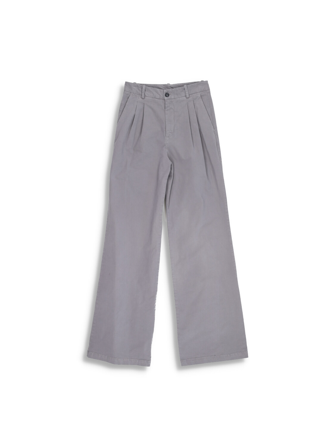 Nili Lotan Flavie Pant – Hose mit weit ausgestelltem Bein grau 36