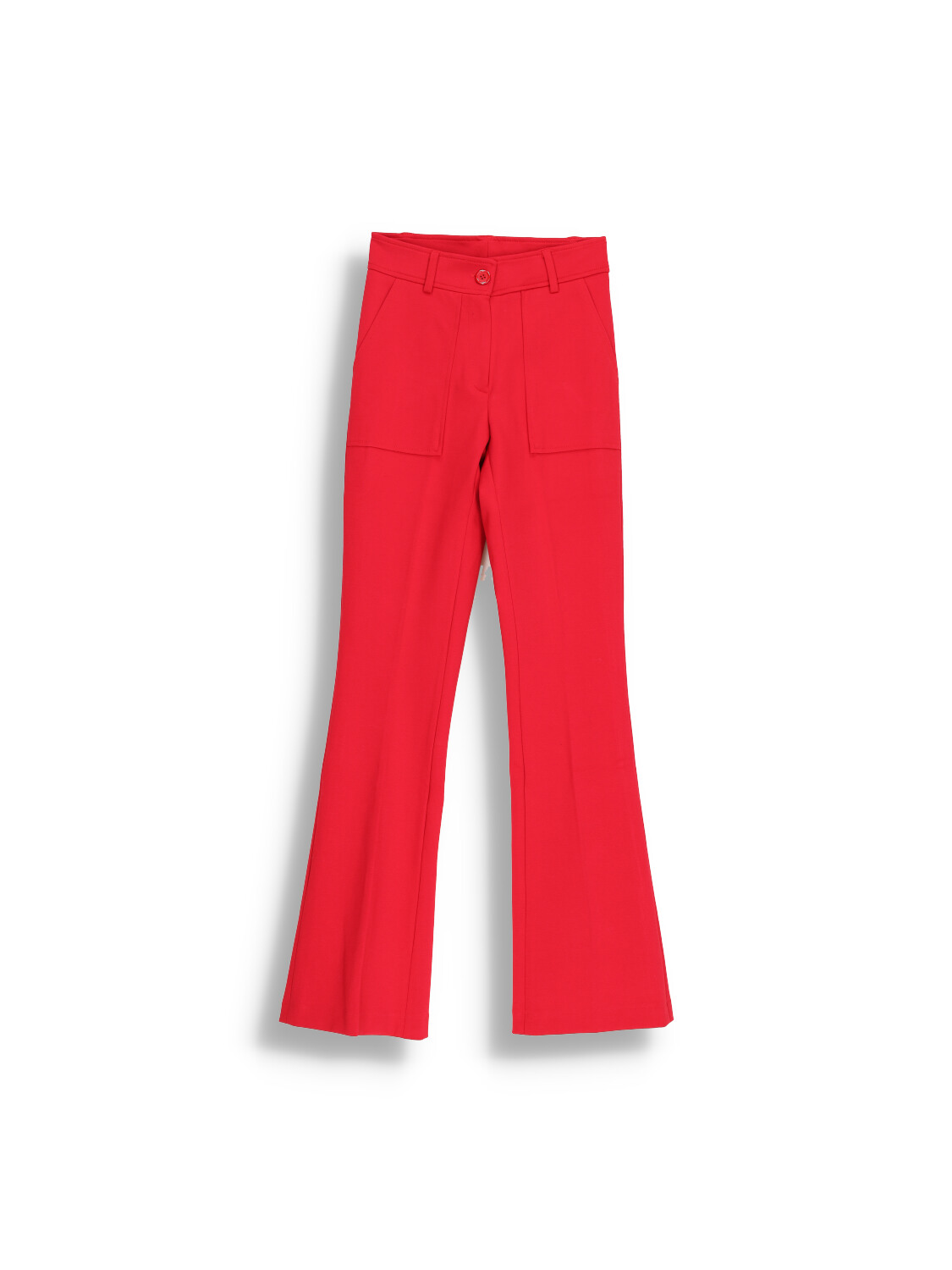 Fabric pants with large pockets