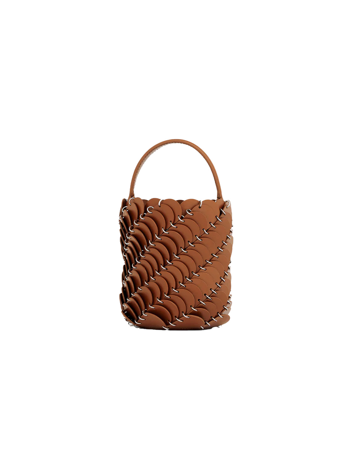 Bucket Paco Bag in leather  