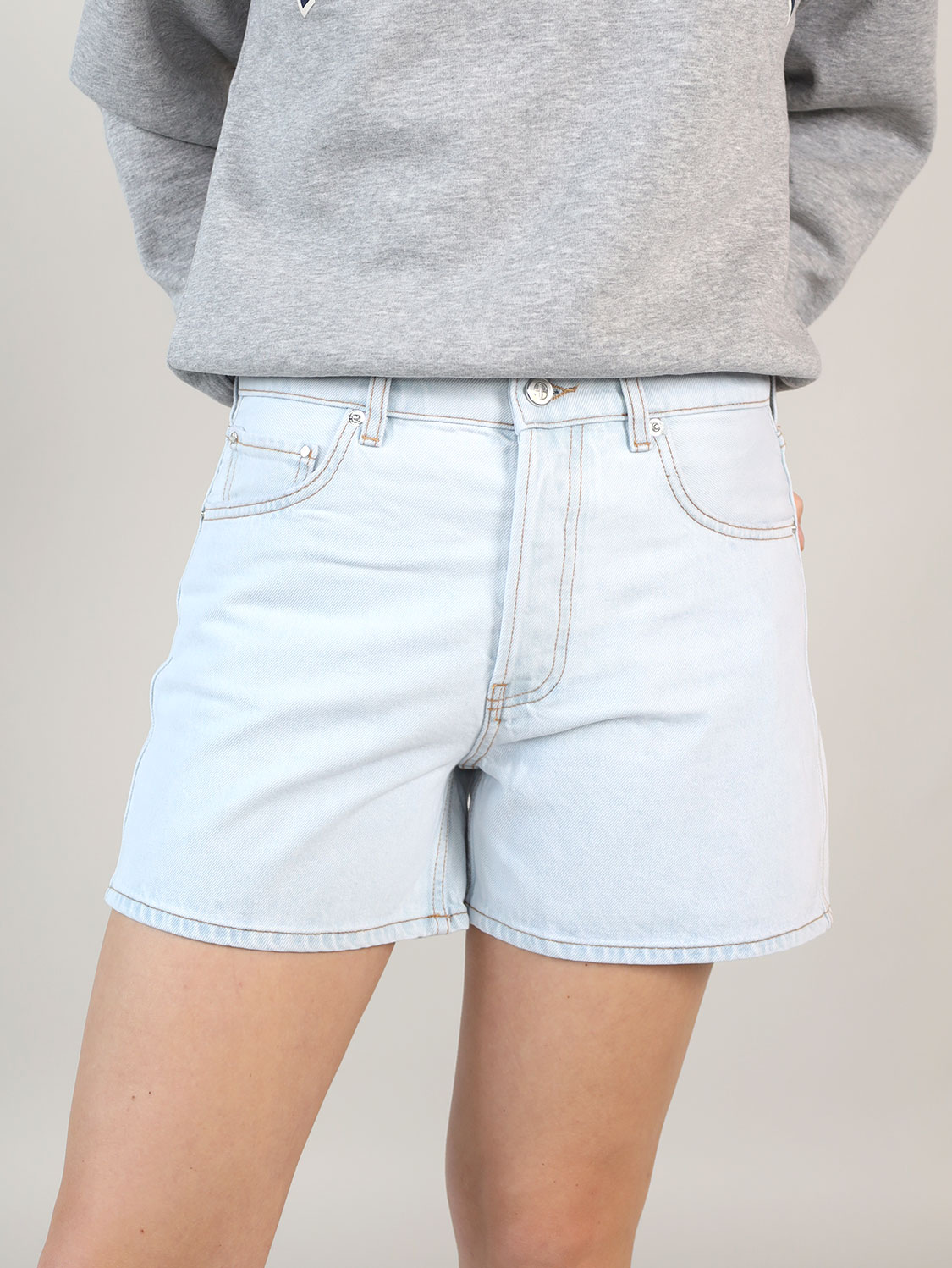 Anine Bing Dalton – Denim shorts hellblau 25