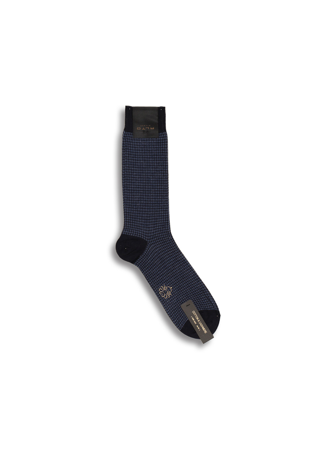 Bombay Uomo Corto - Socks with small check pattern