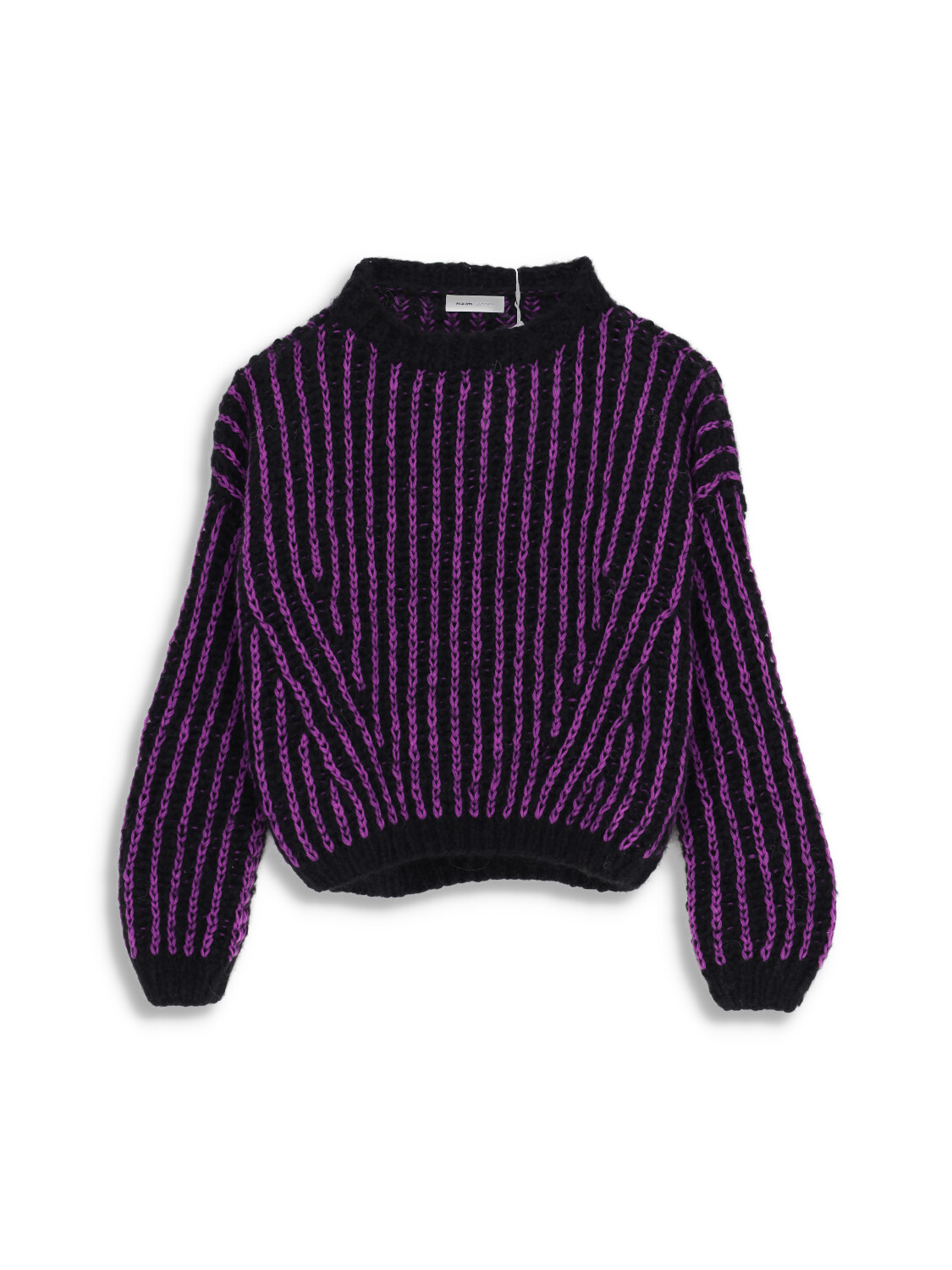 Cashmere Brioche - Chunky knit sweater in cashmere