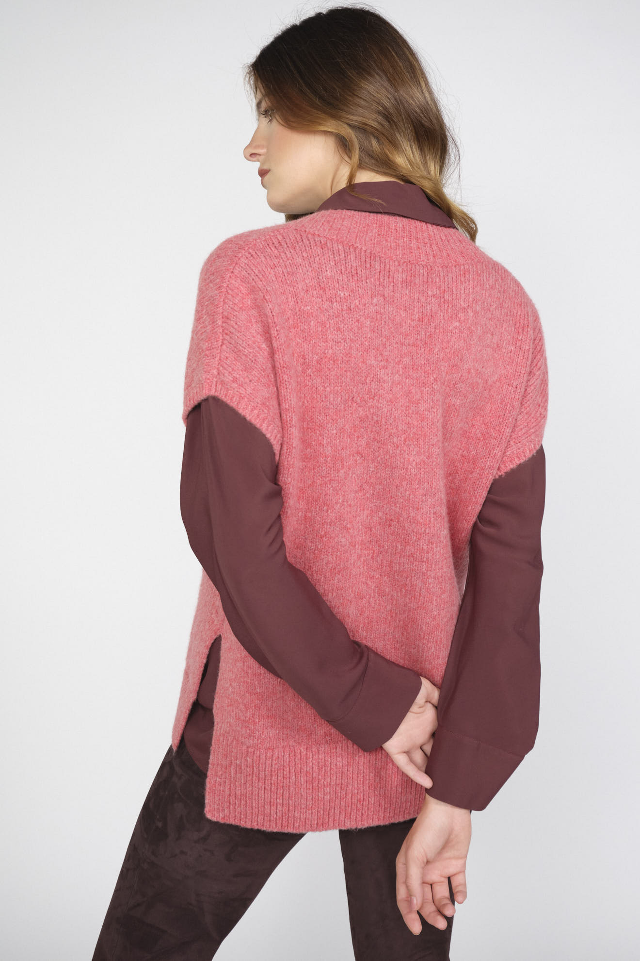 Odeeh Cashmere Wool Sweater red S