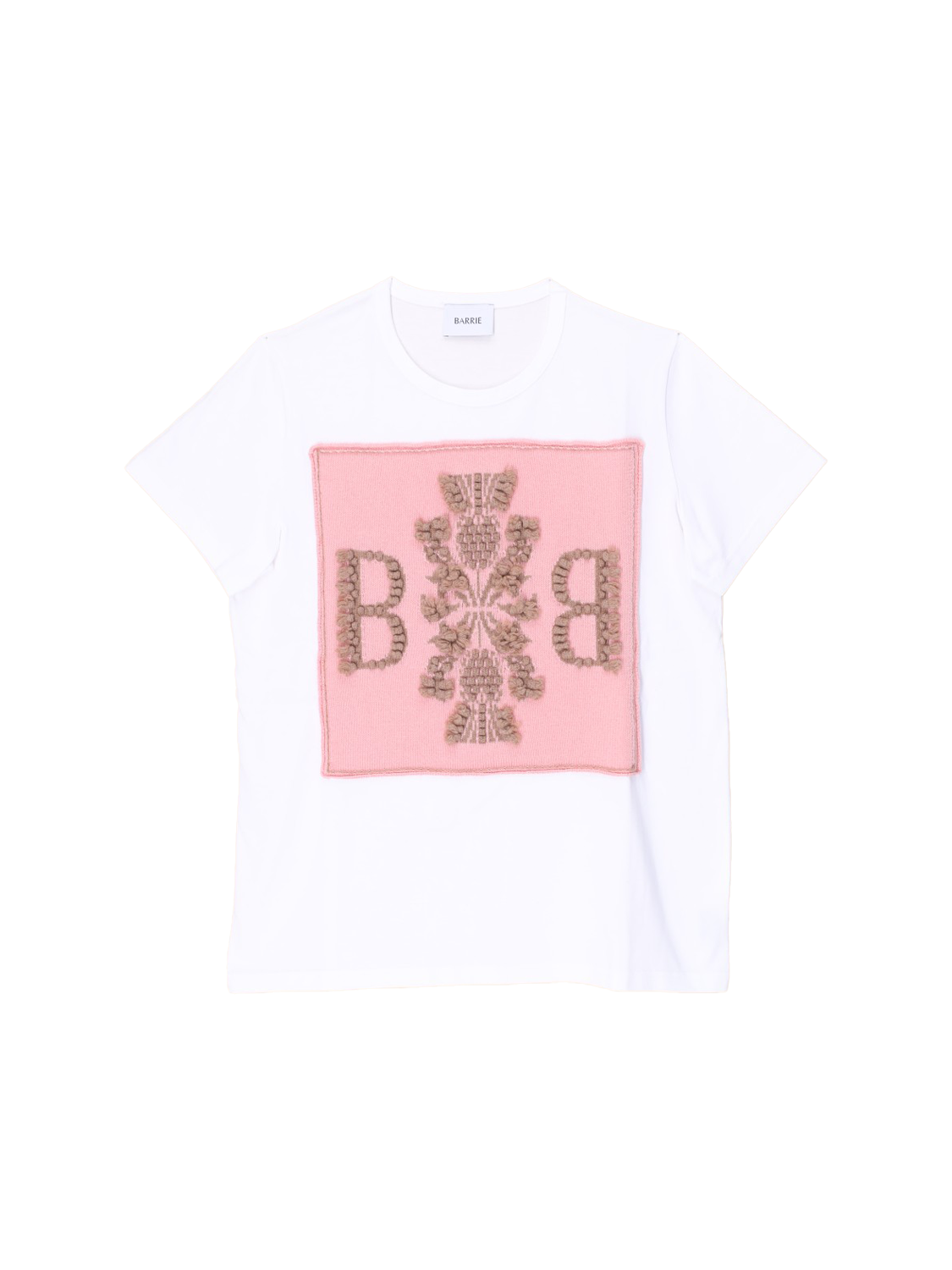 Thistle Logo – T-shirt with cashmere applications 