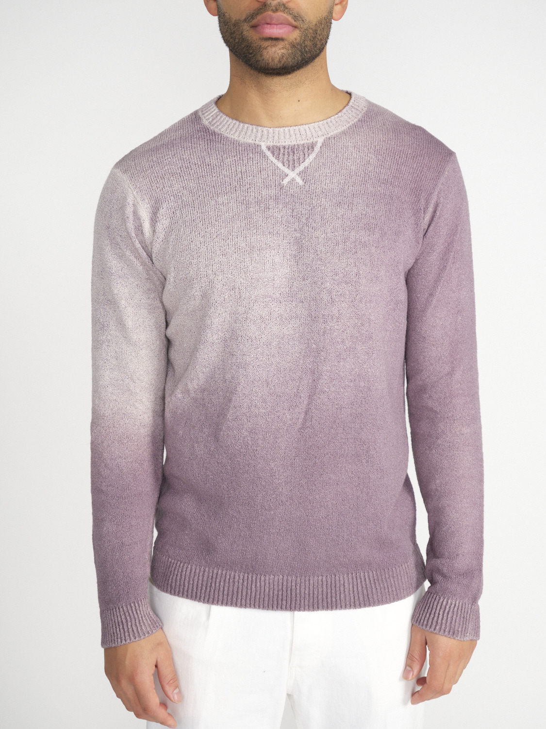 Avant Toi Gradient knitted sweater  lila L