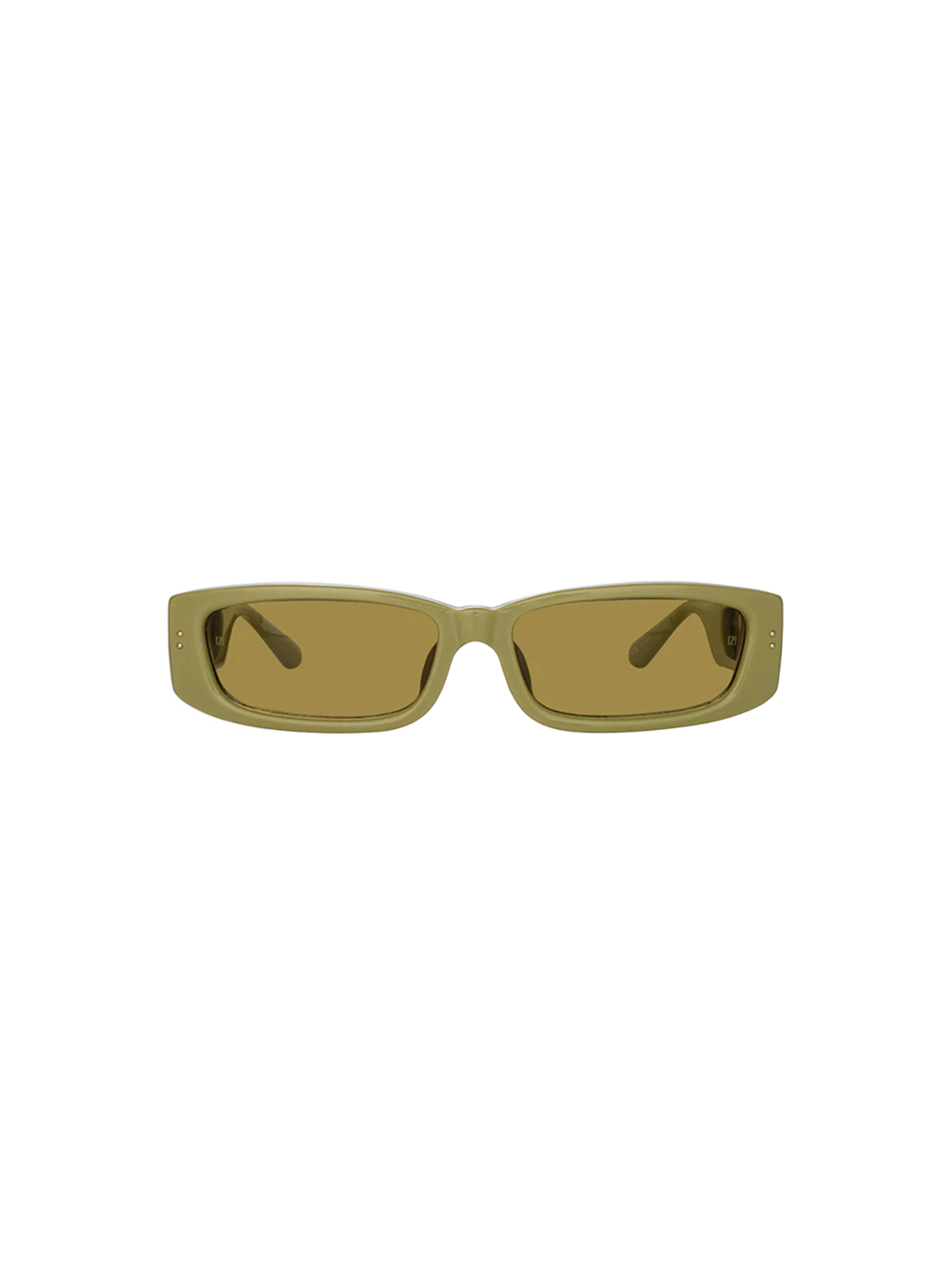Jacquemus Rechteckige Talita Sonnenbrille  grün One Size