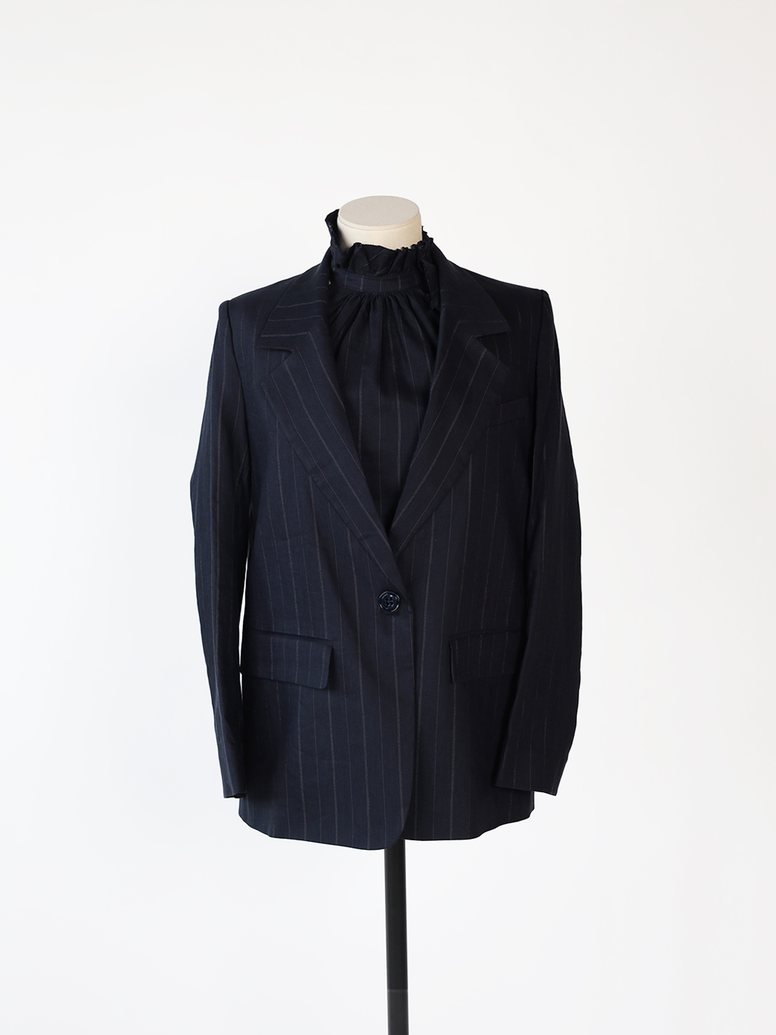 Modern striped blazer
