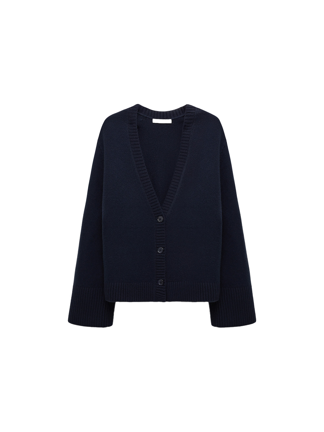Dorothee Schumacher Luxury Comfort Cardigan – cardigan made of cashmere  marine S