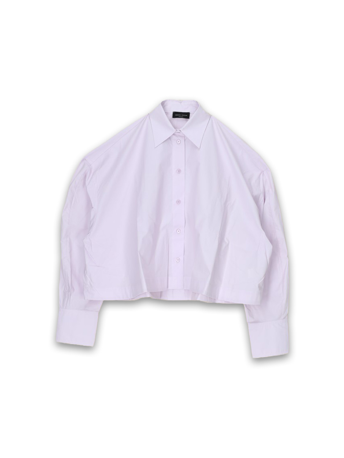 Camicia Boxy – Blouse en coton oversized avec longueur raccourcie