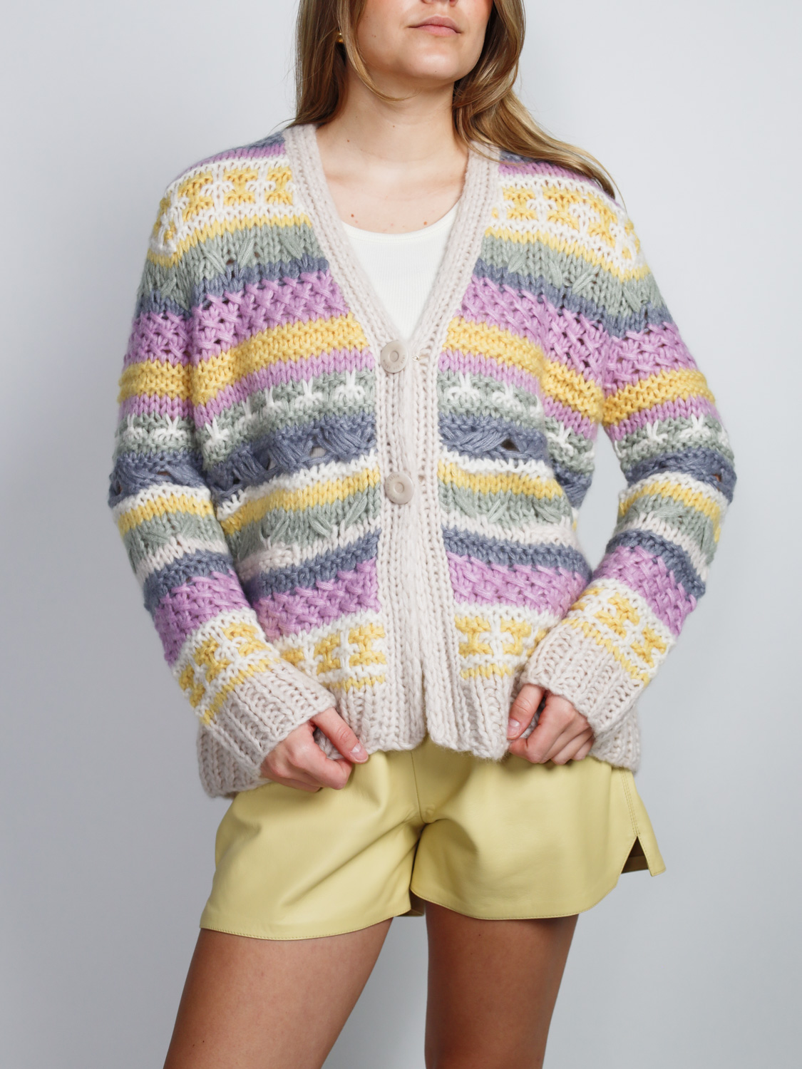 Iris von Arnim Veronette – cashmere silk cardigan multi XS/S Iris von Arnim Veronette – cashmere silk cardigan multi XS/S