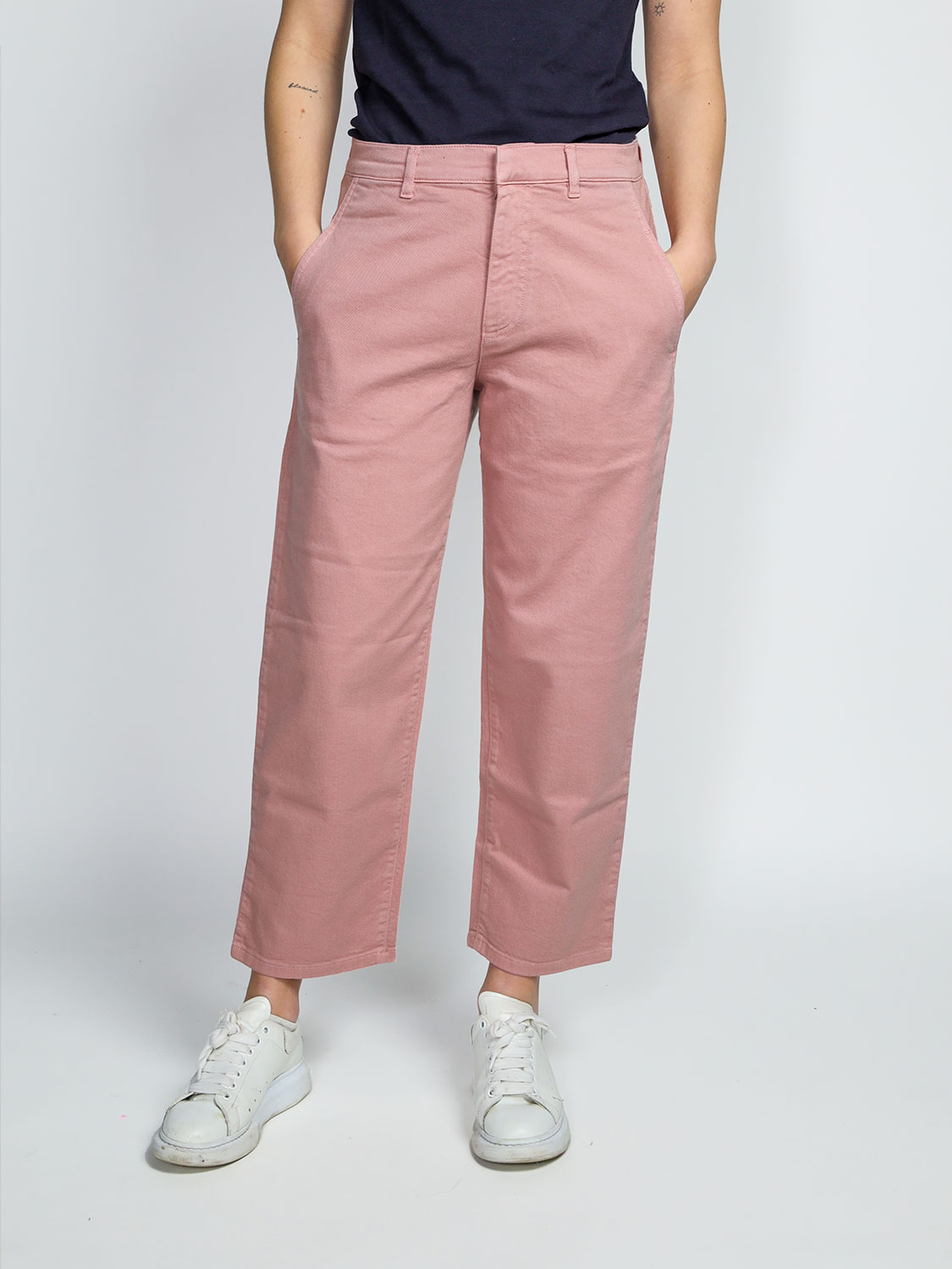Odeeh Mom Jeans aus Baumwolle   rosa 26