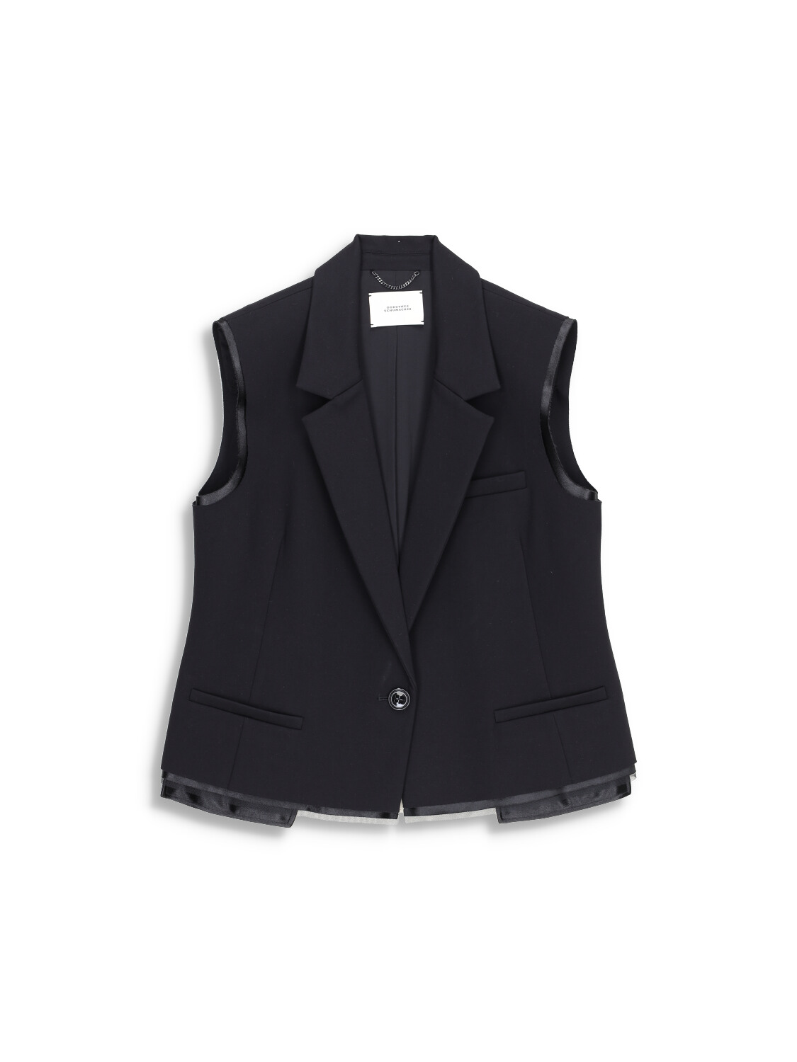 Emotional - Vest with lapel collar 